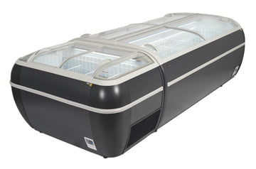 Unitate expunere congelare supermarket TWIN 220A vedere laterala Tefcold – unitate de expunere congelare pentru supermarket si magazine alimentare