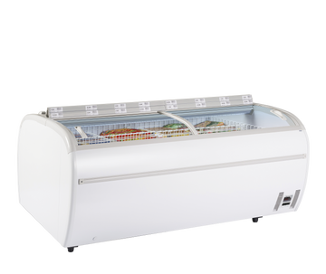 Unitate expunere congelare supermarket alba TWIN 220F, 1255 l Tefcold – unitate de expunere congelare pentru supermarket si magazine alimentare