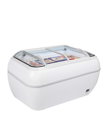 Unitate expunere congelare supermarket alba TWIN HEAD, 334 l Tefcold – unitate de expunere congelare pentru supermarket si magazine alimentare