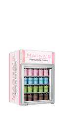 Congelator vertical usa sticla UF100GCP vedere laterala Tefcold – congelator vertical cu usa sticla pentru expunere produse congelate