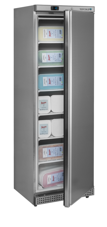 Congelator vertical inox UF400SS vedere laterala Tefcold – congelator vertical inox pentru restaurant si bucatarie profesionala