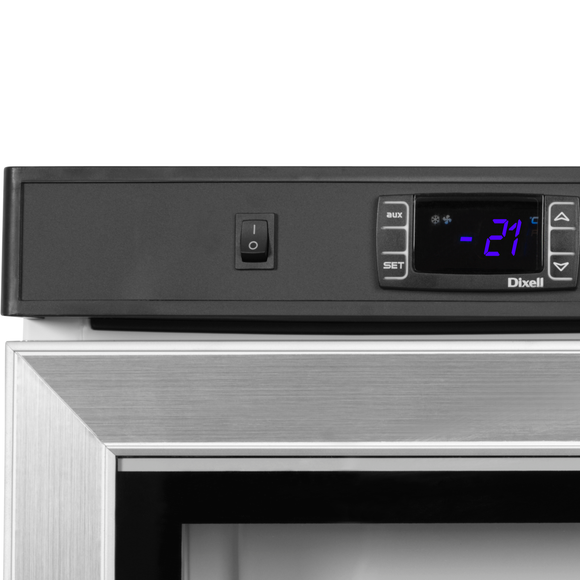 Congelator vertical usa sticla alb UF400GF interior Tefcold – congelator vertical cu usa sticla pentru expunere produse congelate