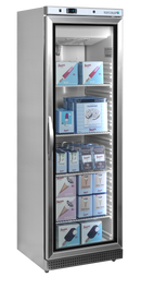 Congelator vertical usa sticla inox UF400GCPF vedere laterala Tefcold – congelator vertical cu usa sticla pentru expunere produse congelate