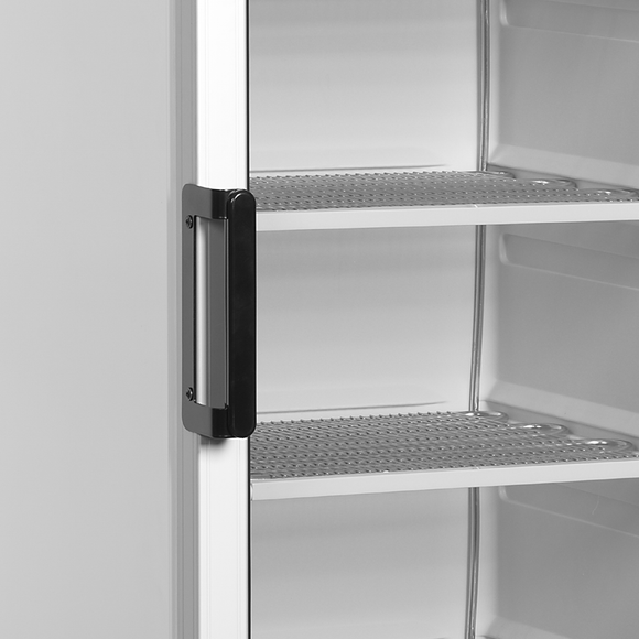 Congelator vertical usa sticla alb ATOM MAXI varianta II detaliu Tefcold – congelator vertical cu usa sticla pentru expunere produse congelate