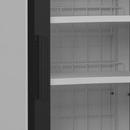 UFSC1450GCP NF-Otel vopsit alb, 440 l, -22 la -12, 1 usa din sticla incalzita cu inchidere automata, Ventilat, LED, 700 W, C