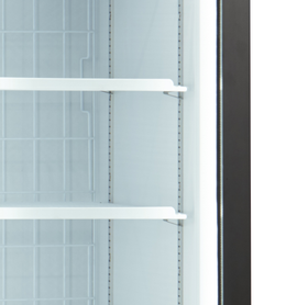 UFSC1600GCP-Alb, 891 l, -23 la -18, 3 uși din sticlă cu închidere automată, Ventilat, LED, 1555 W, D
