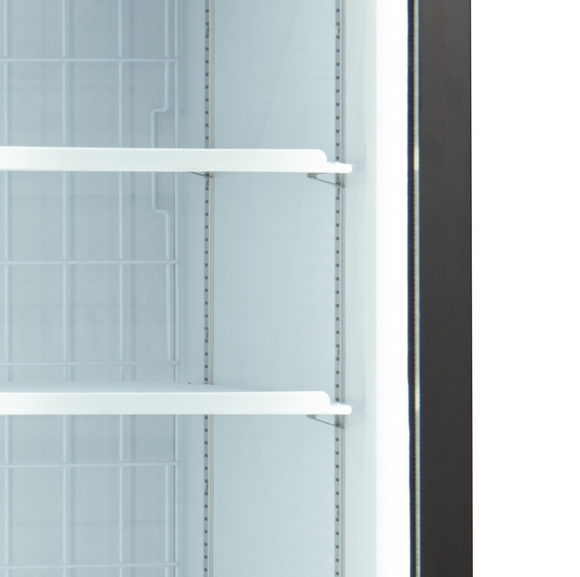 Congelator vertical usa sticla alb UFSC1600GCP vedere laterala Tefcold – congelator vertical cu usa sticla pentru expunere produse congelate