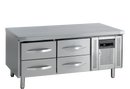 Frigider sub blat inox UC, 170 l, +2/+8°C Tefcold – frigider inox sub blat GN pentru bucătărie restaurant și catering