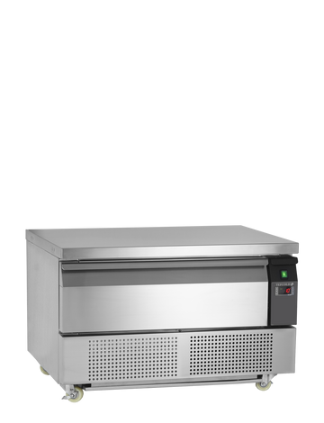 Sertar frigorific sub blat inox UD, 78 l, -21/+4°C Tefcold – unitate frigorifică cu sertare sub blat pentru bucătărie profesională