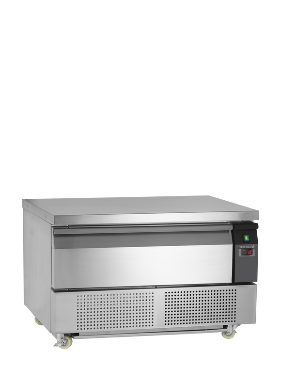 Sertar frigorific sub blat inox UD, 78 l, -21/+4°C Tefcold – unitate frigorifică cu sertare sub blat pentru bucătărie profesională