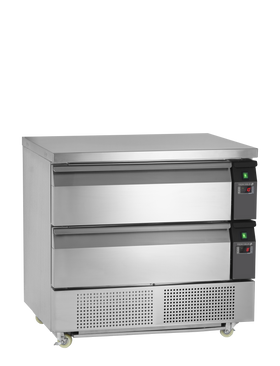 UD2-2-SS304, 102 l, -21 la -18 1 la 4, 2 usa, Ventilat, 460 W, G Gama UD de sertare unidrawers