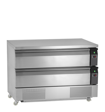 Sertar frigorific sub blat inox UD, 154 l Tefcold – unitate frigorifică cu sertare sub blat pentru bucătărie profesională