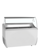 Congelator vertical expunere inghetata alb UDRS7, 264 l, -20/-14C Tefcold – congelator vertical pentru expunere inghetata in magazine si retail