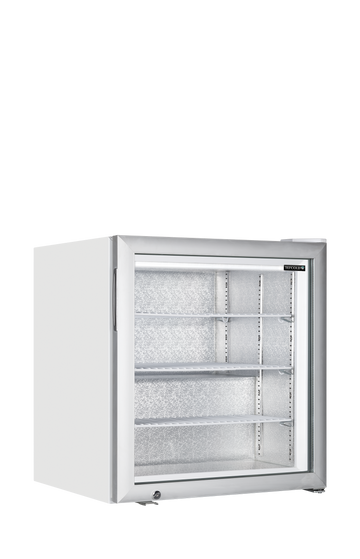Congelator vertical usa sticla UF100G, 88 l, -24/-12C Tefcold – congelator vertical cu usa sticla pentru expunere produse congelate