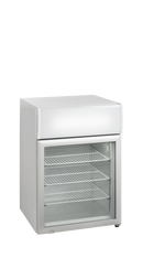 Congelator vertical usa sticla UF100GCP, 113 l, -24/-12C, 1 usa Tefcold – congelator vertical cu usa sticla pentru expunere produse congelate