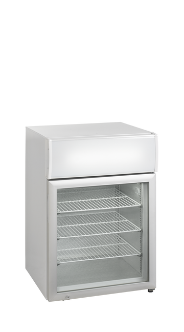 Congelator vertical usa sticla UF100GCP, 113 l, -24/-12C, 1 usa Tefcold – congelator vertical cu usa sticla pentru expunere produse congelate