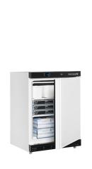 Congelator vertical alb UF200 vedere laterala Tefcold – congelator vertical pentru produse congelate in restaurant si retail