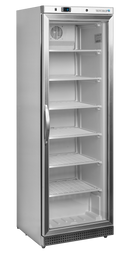Congelator vertical usa sticla inox UF400GCP, 340 l, -24/-10C Tefcold – congelator vertical cu usa sticla pentru expunere produse congelate