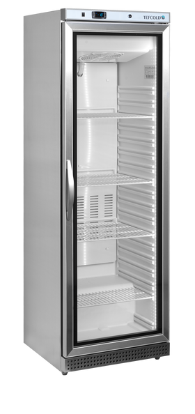 UF400VSG-SS430, 340 l, -24 la -10, 1 ușă de sticlă încălzită cu balama, Ventilat, LED, 300 W, C