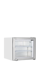 Congelator vertical usa sticla alb UF50G, 48 l, -24/-12C Tefcold – congelator vertical cu usa sticla pentru expunere produse congelate