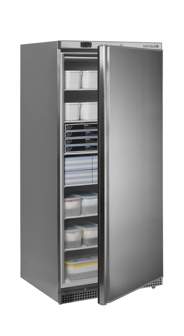Congelator vertical inox UF550SS vedere laterala Tefcold – congelator vertical inox pentru restaurant si bucatarie profesionala
