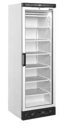 UFFS371G-Alb, 270 l, -24 la -14 C, 1 usa de sticla cu balama incalzita, Statica, LED, 570 W, C