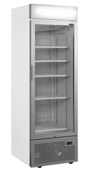 Congelator vertical usa sticla alb Silver UFFS371G, 440 l, -22/-12C Tefcold – congelator vertical cu usa sticla pentru expunere produse congelate