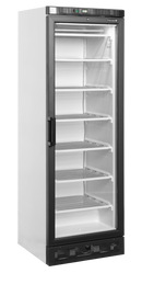 Congelator vertical usa sticla alb ATOM MAXI, 270 l, -24/-14C Tefcold – congelator vertical cu usa sticla pentru expunere produse congelate