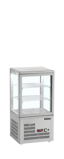 Racitor vertical expunere gri BC30CP, 58 l, +2/+12C, 1 usa sticla Tefcold – racitor vertical pentru expunere bauturi si produse impulsive la punct de vanzare