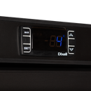 Vitrina congelare negru, 340 l, -24-10C, 1 ușă de sticla, racire ventilat, iluminare LED, putere 0.3 kW, clasa energetica C
