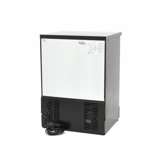 Vitrina frigorifica pentru bar 0C 12C, 1 usa batanta, H 85 cm, 2 grilaje inox, negru