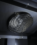 Vitrina frigorifica verticala, 450 Litri, racire ventilata, iluminare LED, culoare neagra