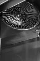 Vitrina frigorifica verticala, 780 Litri, racire ventilata, iluminare LED, culoare neagra, 2 usi culisante