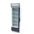 Vitrina refrigerata 0C 10C, 360 Litri, cu caseta luminoasa, 4 grilaje, racire ventilata