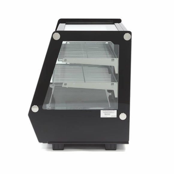 Vitrina refrigerata de banc 0C 12C, model serlf service cu usi culisante in fataspate, iluminare, 2 polite, 125 Litri