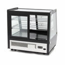 Vitrina refrigerata de banc 0C 12C, model serlf service cu usi culisante in fataspate, iluminare, 2 polite, 125 Litri