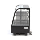 Vitrina refrigerata de banc 0C 12C, racire ventilata, iluminare LED, cap. 100 Litri, latime 68 cm, negru