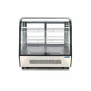 Vitrina refrigerata de banc 0C 12C, racire ventilata, iluminare LED, cap. 120 Litri, latime 70 cm