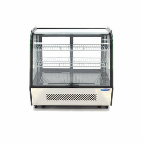 Vitrina refrigerata de banc 0C 12C, racire ventilata, iluminare LED, cap. 120 Litri, latime 70 cm