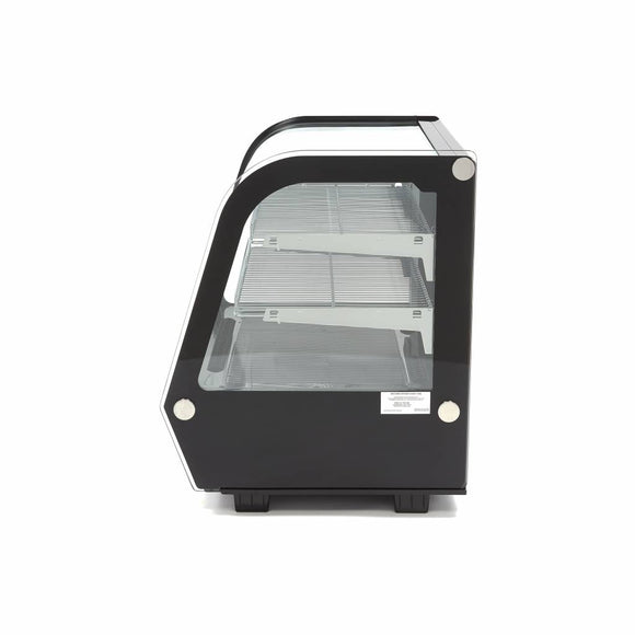 Vitrina refrigerata de banc 0C 12C, racire ventilata, iluminare LED, cap. 120 Litri, latime 70 cm