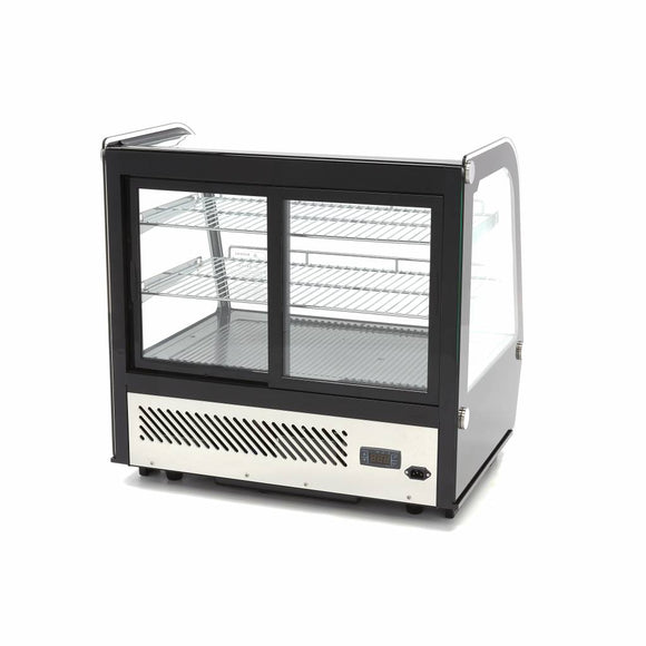 Vitrina refrigerata de banc 0C 12C, racire ventilata, iluminare LED, cap. 120 Litri, latime 70 cm