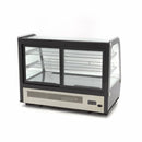 Vitrina refrigerata de banc 0C 12C, racire ventilata, iluminare LED, cap. 160 Litri, latime 88 cm