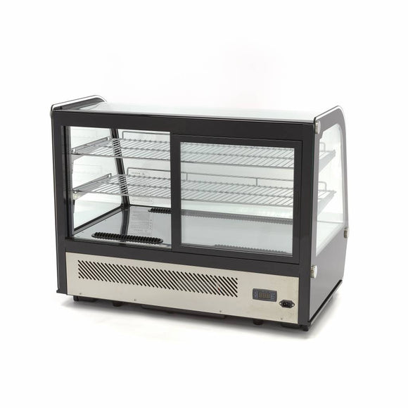 Vitrina refrigerata de banc 0C 12C, racire ventilata, iluminare LED, cap. 160 Litri, latime 88 cm