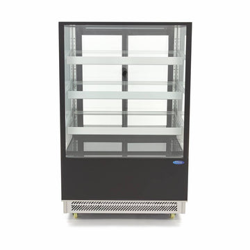 Vitrina refrigerata cofetarie 0C 12C, cu 3 polite sticla, refrigerare ventilata, latime 120 cm, 500 Litri