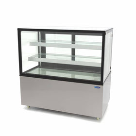 Vitrina refrigerata cofetarie 2C 8C, cu 2 polite sticla, refrigerare ventilata, latime 152 cm, 500 Litri