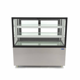 Vitrina refrigerata cofetarie 2C 8C, cu 2 polite sticla, refrigerare ventilata, latime 152 cm, 500 Litri