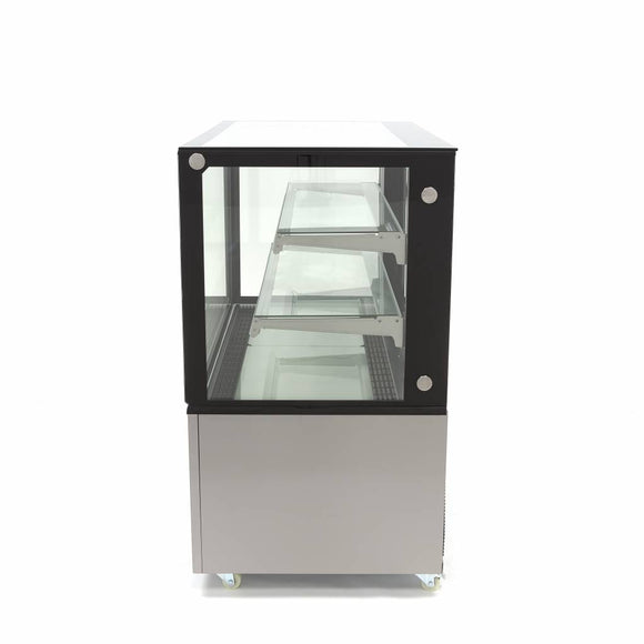 Vitrina refrigerata cofetarie 2C 8C, cu 2 polite sticla, refrigerare ventilata, latime 152 cm, 500 Litri