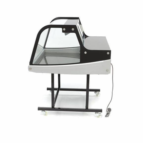 Vitrina refrigerata orizontala 2C 12C, cu cadru metalic, racire statica, 175 Litri 92 cm latime
