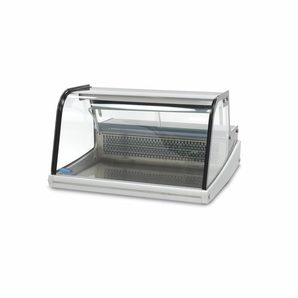 Vitrina refrigerata orizontala 2C 12C, cu cadru metalic, racire statica, 175 Litri 92 cm latime