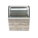 Vitrina refrigerata orizontala 2C 12C, cu cadru metalic, racire statica, 175 Litri 92 cm latime